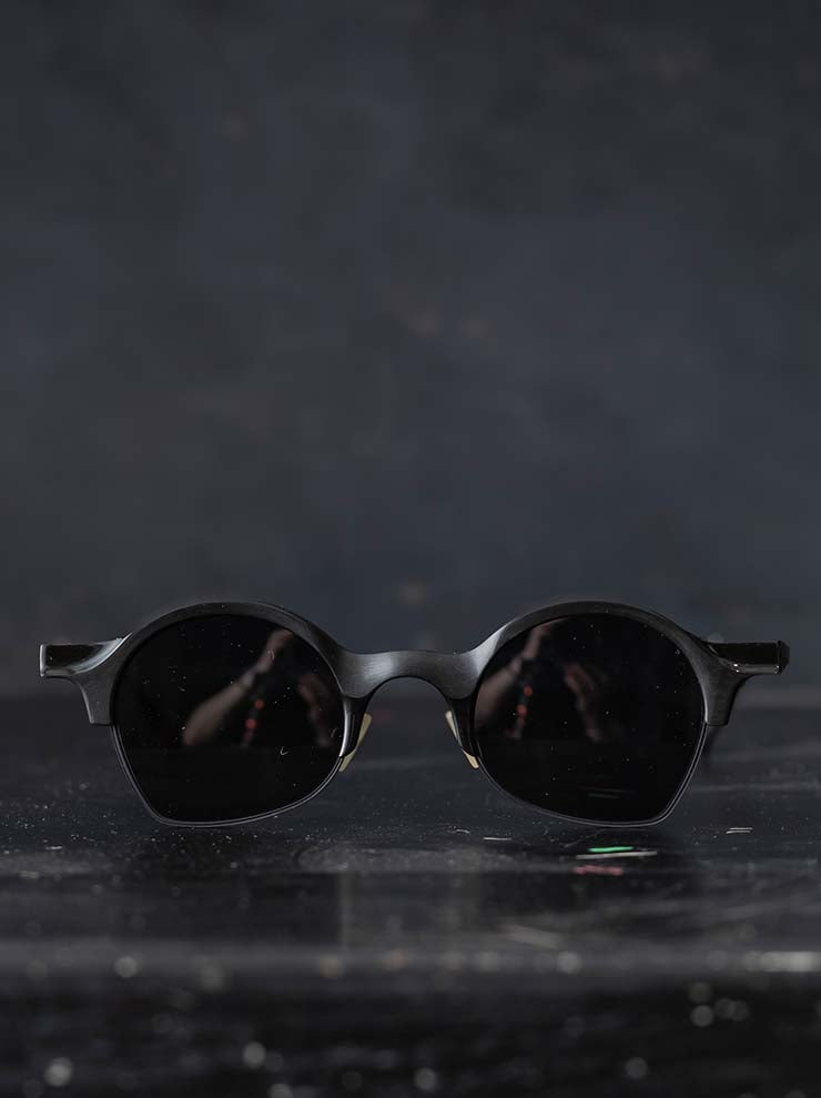 RIGARDS<br/>GENUINE HORN & TITANIUM フレームサングラス / BLACK / RG1928