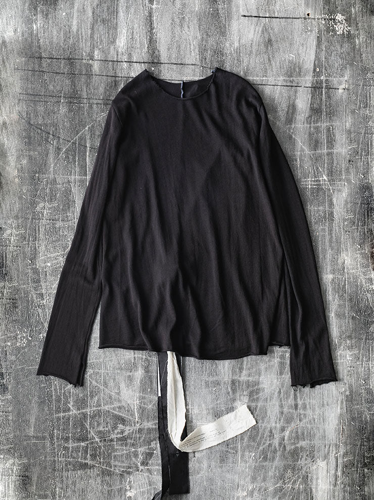 ATELIER SUPPAN<br>WOMENS WOOL LONG SLEEVE T-SHIRT / W26-57