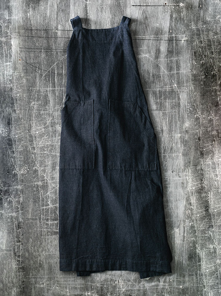 ATELIER SUPPAN<br>APRON in denim / W26-17