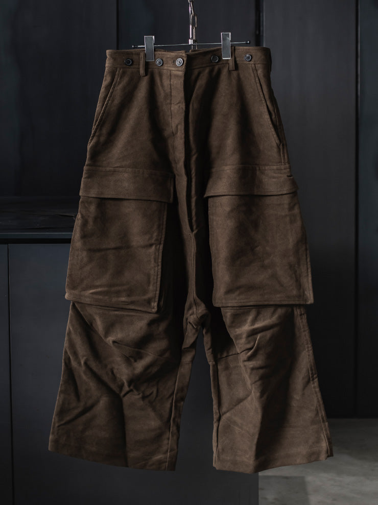 RUNDHOLZ DIP<br> WOMENS Work Sarouel Pants / KHAKI