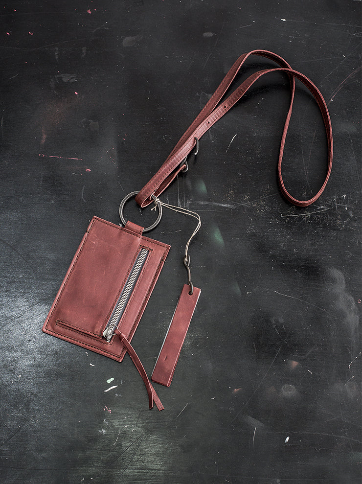 tagliovivo<br> ring card holder MATTONE
