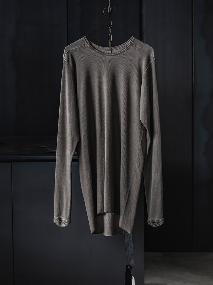 69 by ISAAC SELLAM<br>MENS セミラグランロングスリーブTシャツ / TAUPE