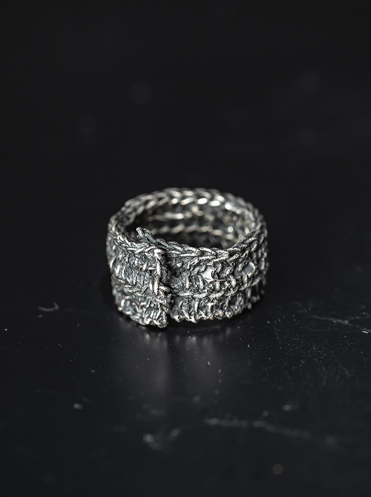 DETAJ<br> / BRAID SILVER RING / 26RE-A-R10