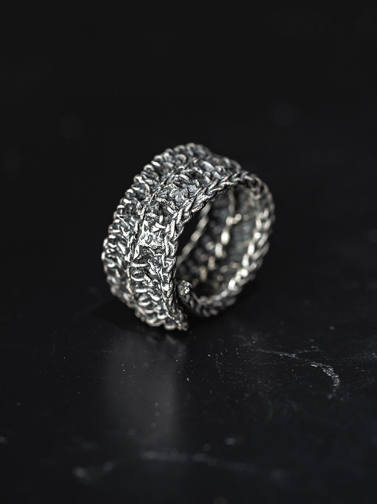 DETAJ<br> / BRAID SILVER RING / 26RE-A-R10