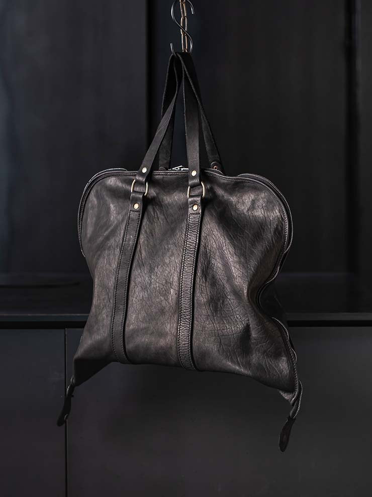 GUIDI<br>ミディアムハンドルバッグ GB1A BLKT / SOFT HORSE