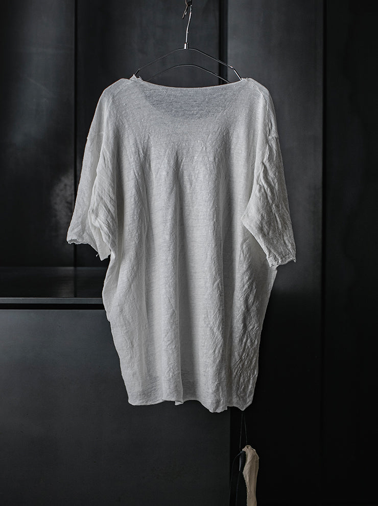 ATELIER SUPPAN<br>MEN'S Raw cut T-SHIRT / E26-22