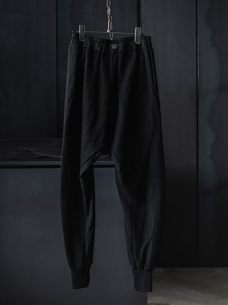 69 by ISAAC SELLAM<br>MENS ロークロッチガセットポケットパンツ / NOIR