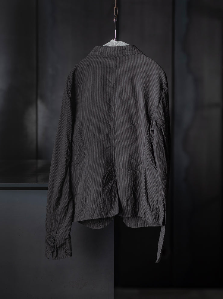 RUNDHOLZ<br> WOMENS JACKET / black stripe