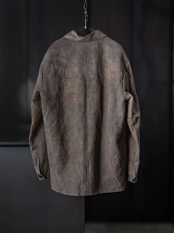 Tagliovivo<br>MENS Hemp work jacket H.D. HEMP + CULATTA REV / SILT