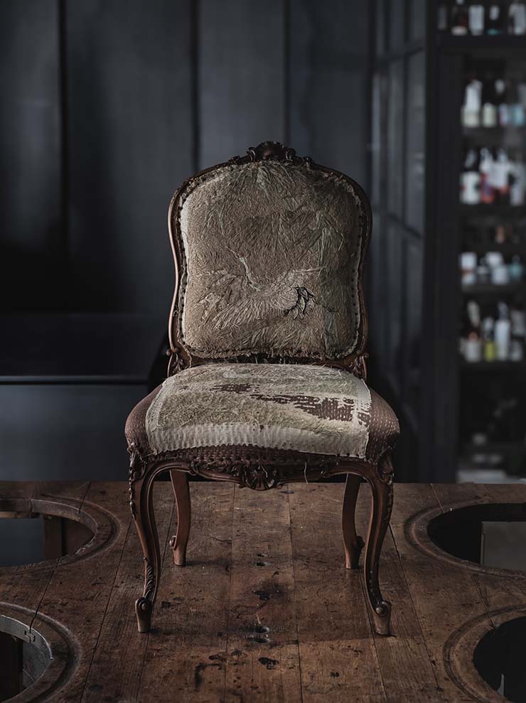 By Walid<br> 19TH CENTURY VICTORIAN CARVED OAK CHAIR