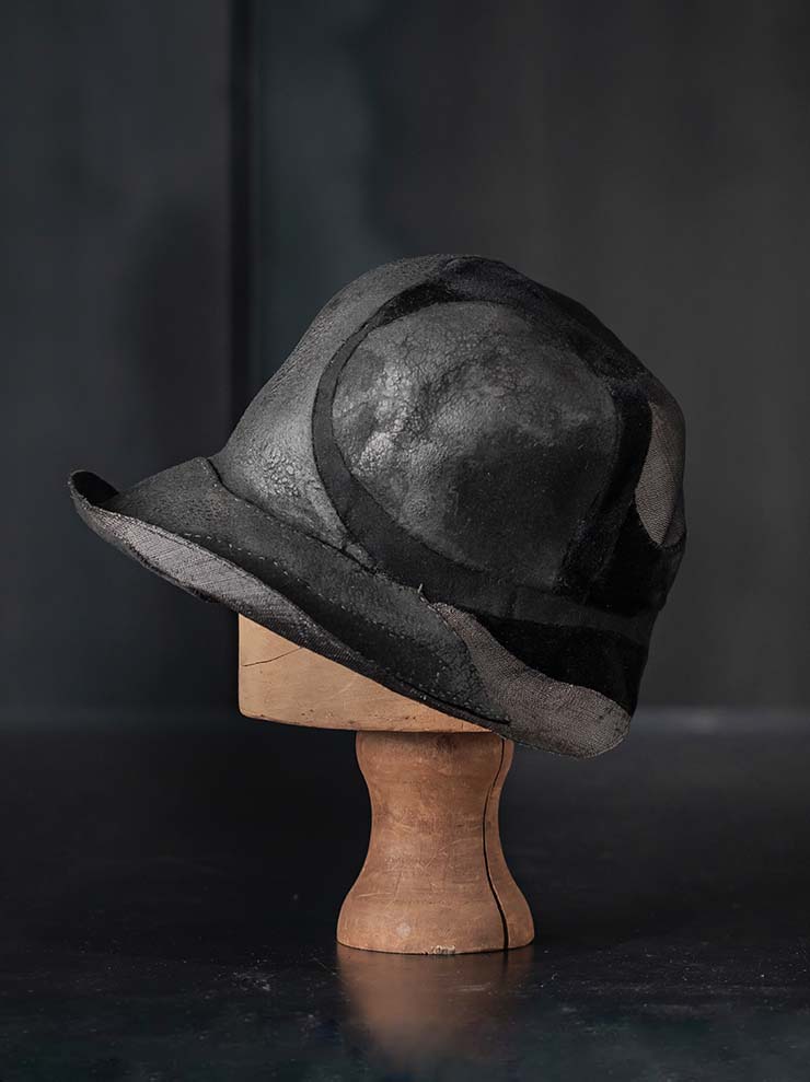 HORISAKI<br>ONE OF A KIND COLLECTION ミックスハット OOAK24 NO.65 / BLACK
