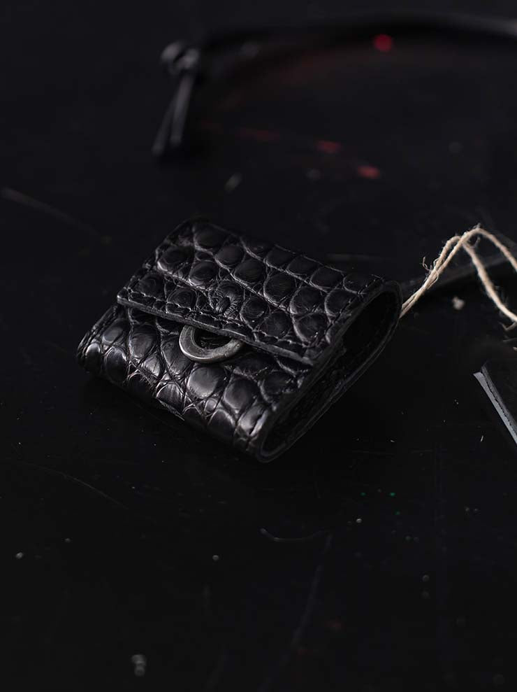 tagliovivo<br>エアポッズケース CROCODILE / BLACK<br>- exclusive for 24th of AUGUST -