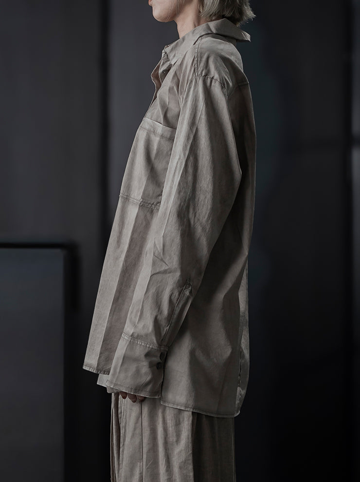 TOTUM<br> WOMENS Double Layer Cuff Shirt / Dune