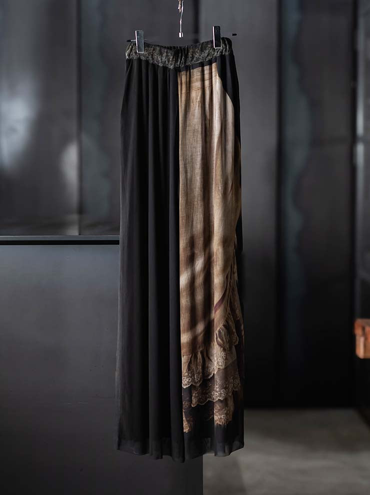 IA LONDON<br> WOMENS VICTORIA WIDE LEG MESH TROUSERS / PETTICOAT