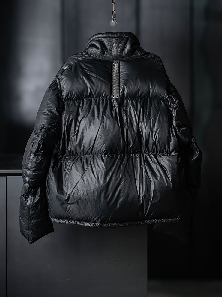ISAAC SELLAM EXPERIENCE<br> UNISEX Down Jacket / NOIR