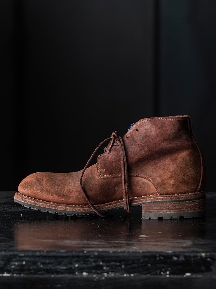 GUIDI & ROSELLINI<br>MENS デザートブーツ RUGGERO_OLD AT / VACCHETTA REVERSE