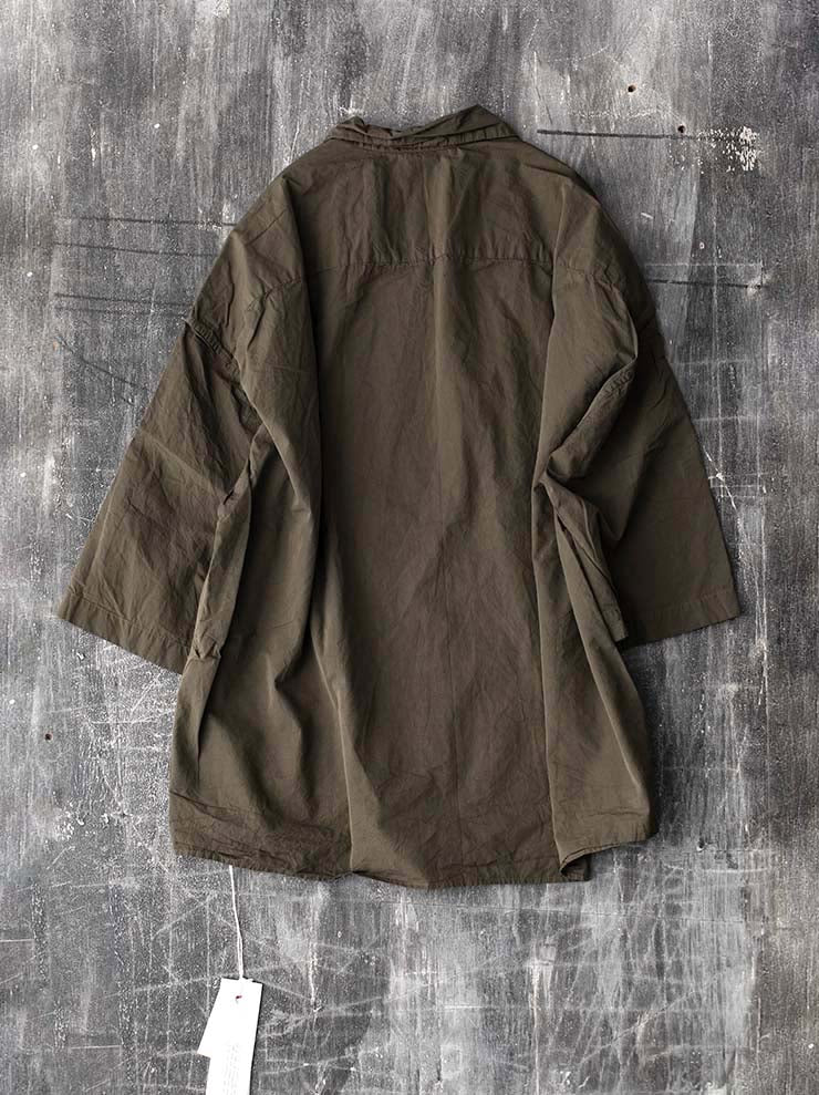 CASEY CASEY<br>UNISEX APRIL シャツ / LIGHT KHAKI