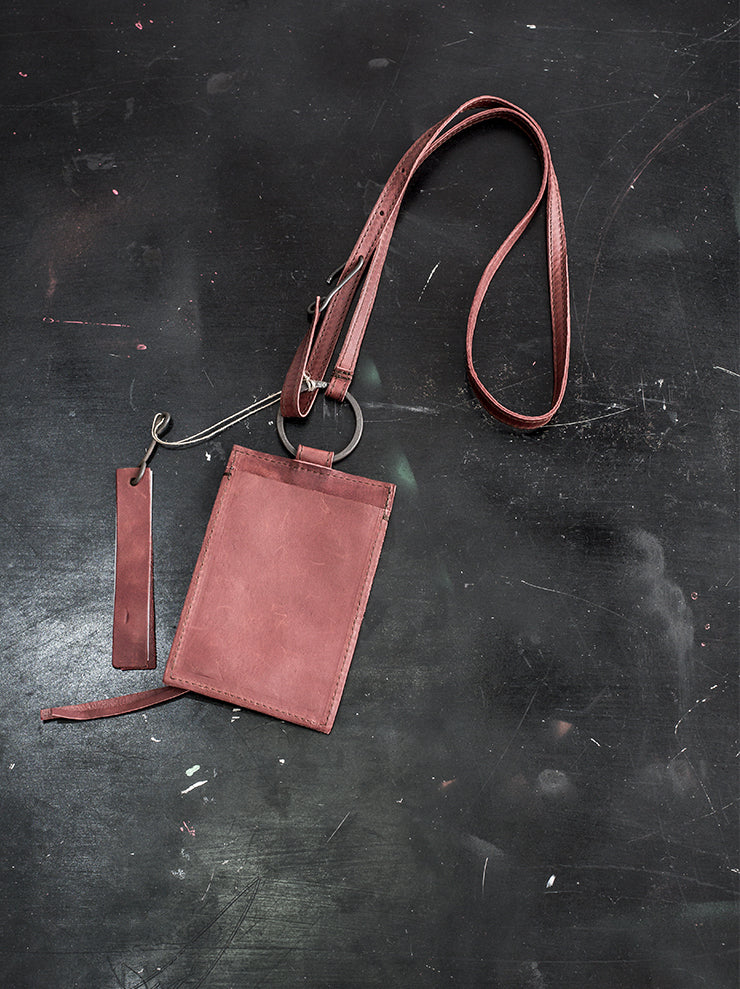 tagliovivo<br> ring card holder MATTONE