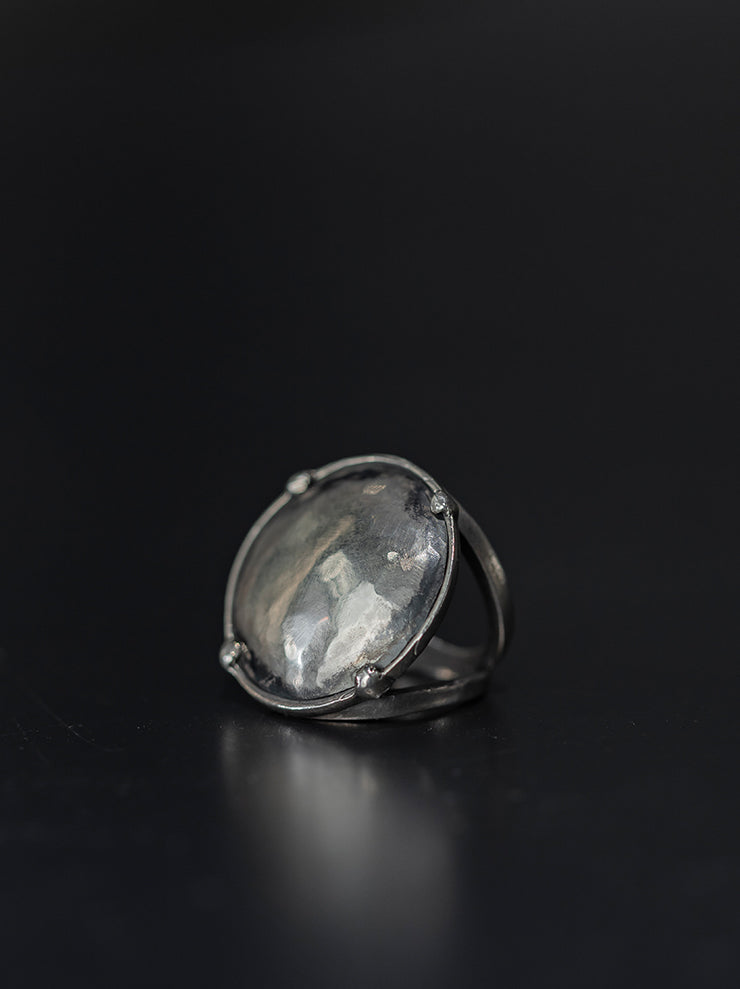 DETAJ <br>DOME SILVER RING