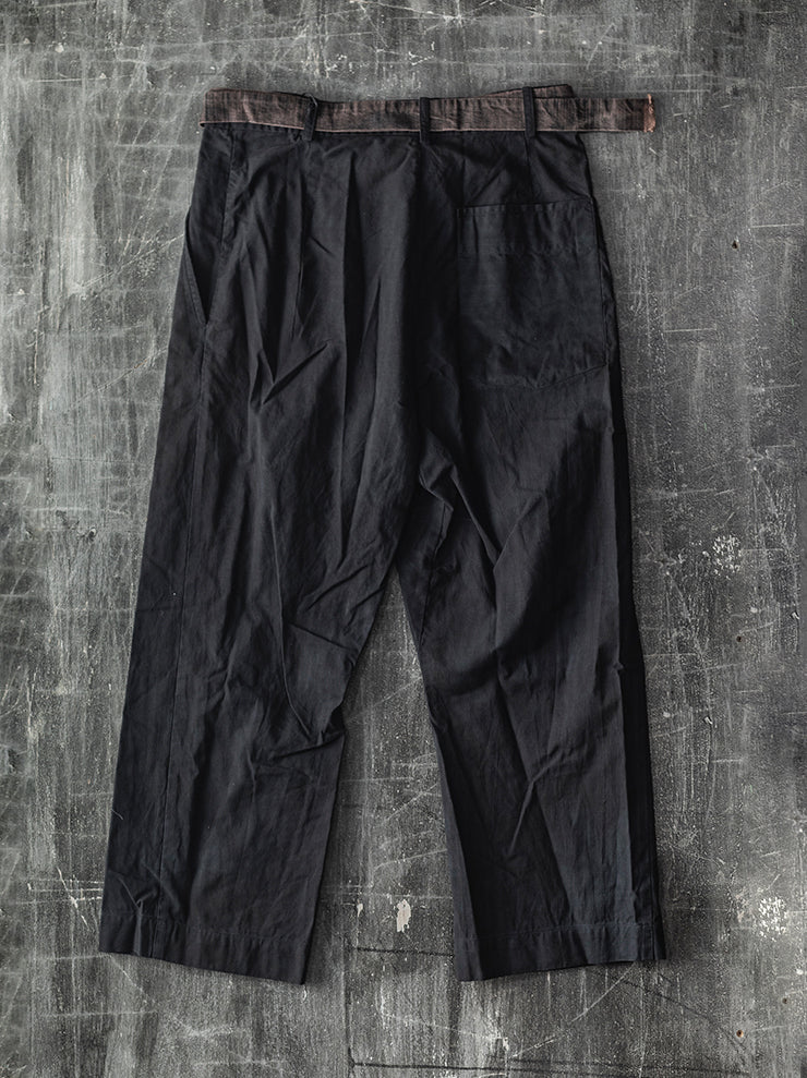 ATELIER SUPPAN<br />MENS コットンフロントクロストラウザー