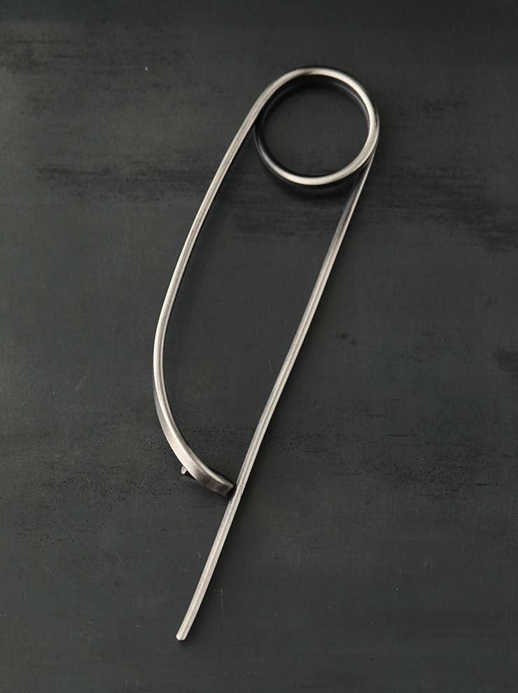 UMA WANG × DETAJ<br> HOLDER RING SILVER RING / MATTE SILVER