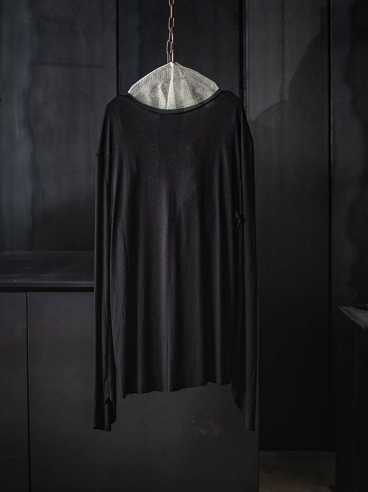 IA LONDON<br>WOMENS OVERSIZED JERSEY TOP / TRENCH COAT PRINT