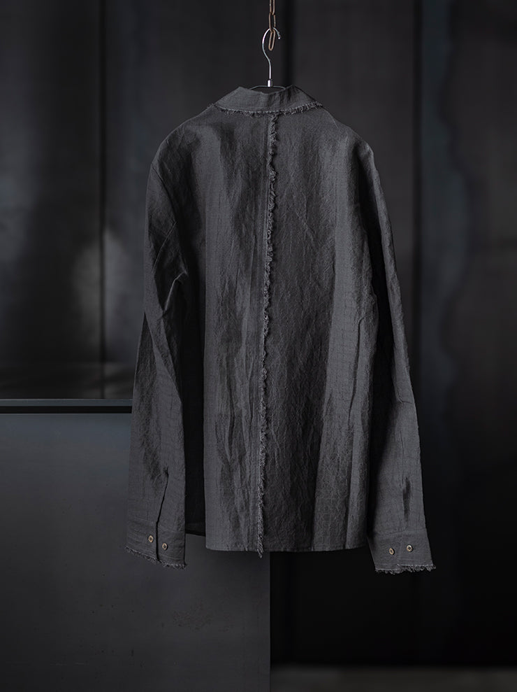 K'ANG<br>UNISEX MIDFIT SHIRTS / DARK GREY
