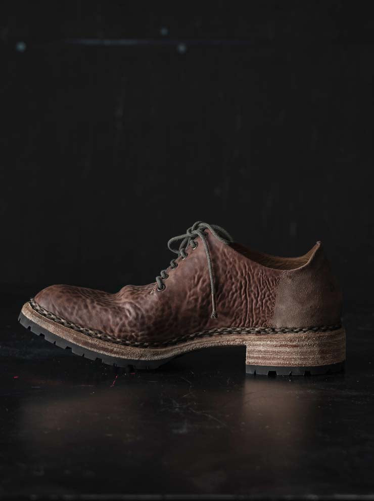 EMATYTE<br> MENS Horse Leather Washed Culatta Shoes / CRUST NATURAL