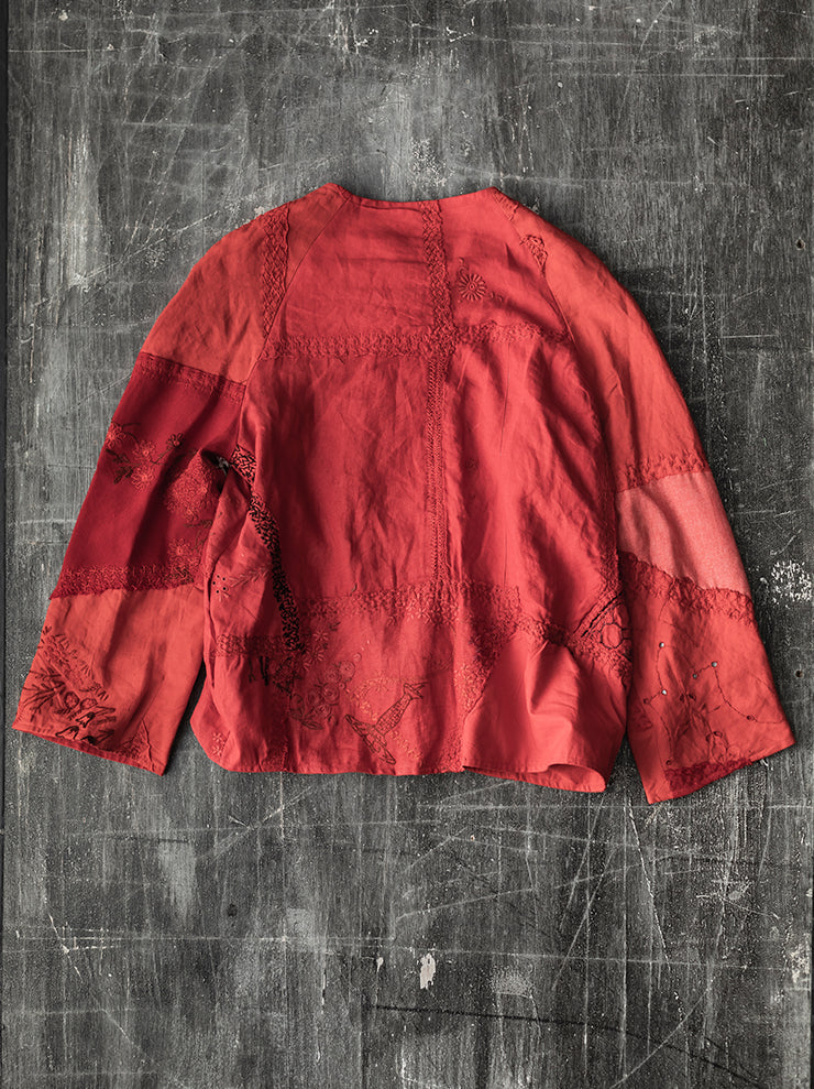 By Walid<br> WOMENS ILANA JACKET / CARMINE