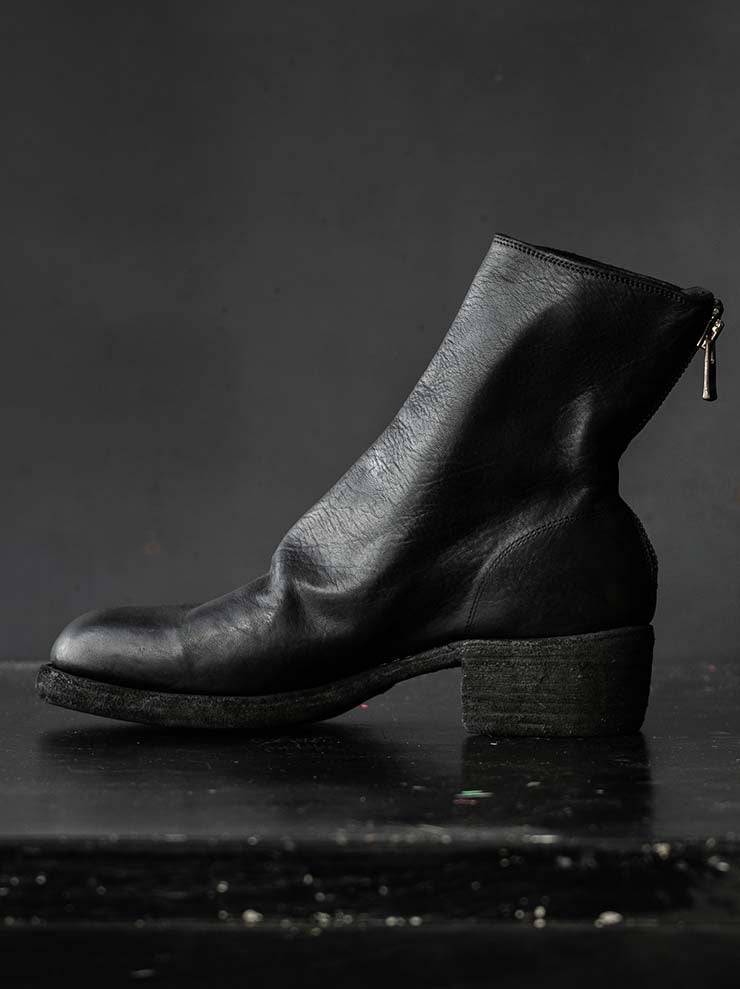GUIDI<br>MEN'S BACKZIP BOOTS 796Z BLKT / HORSE FULL GRAIN