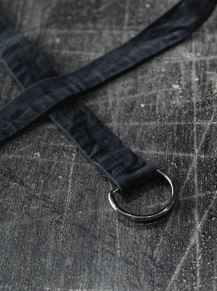 ATELIER SUPPAN<br> UNISEX COTTON BELT / BLUE