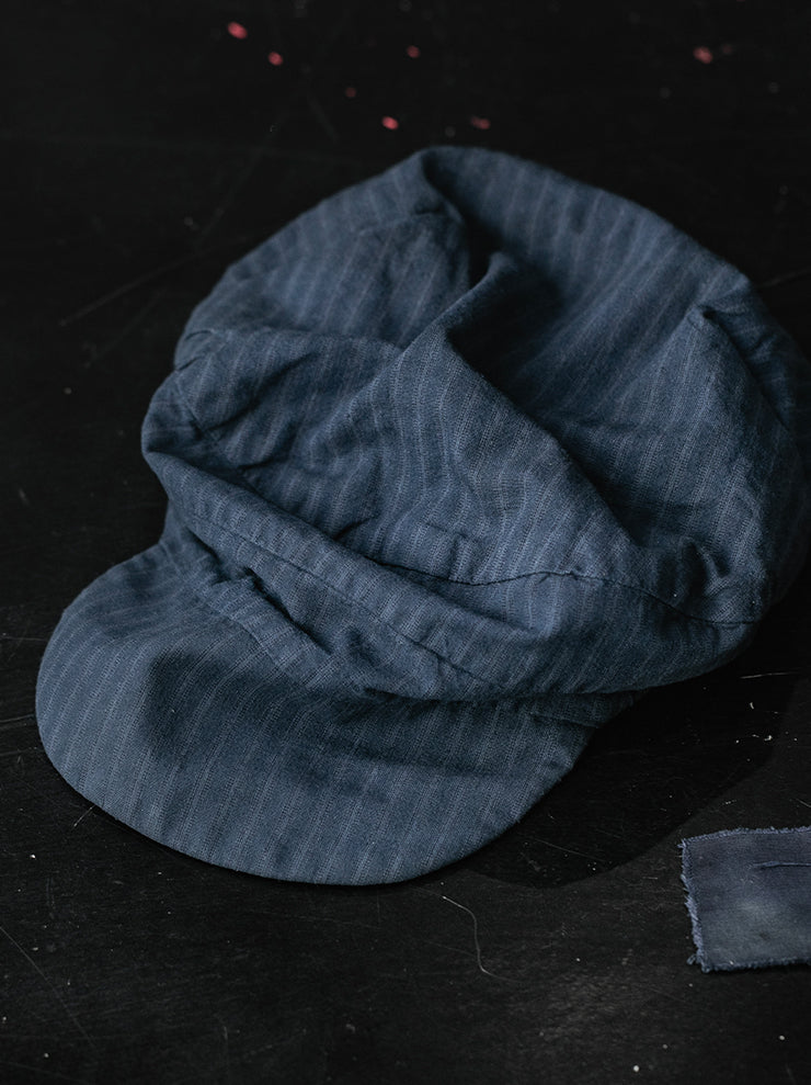 ATELIER SUPPAN<br>CAP blue stripes / E26-70