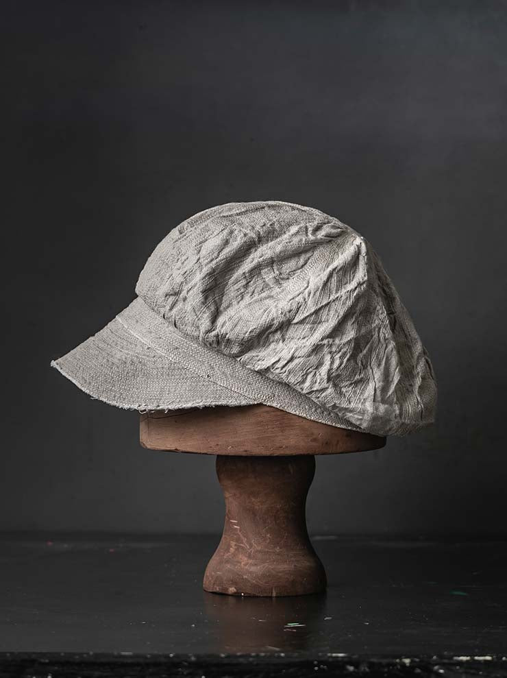 HORISAKI<br>LIMITED EDITION コットンリネンキャップ OOAK26 NO. 080 / VARIOUS