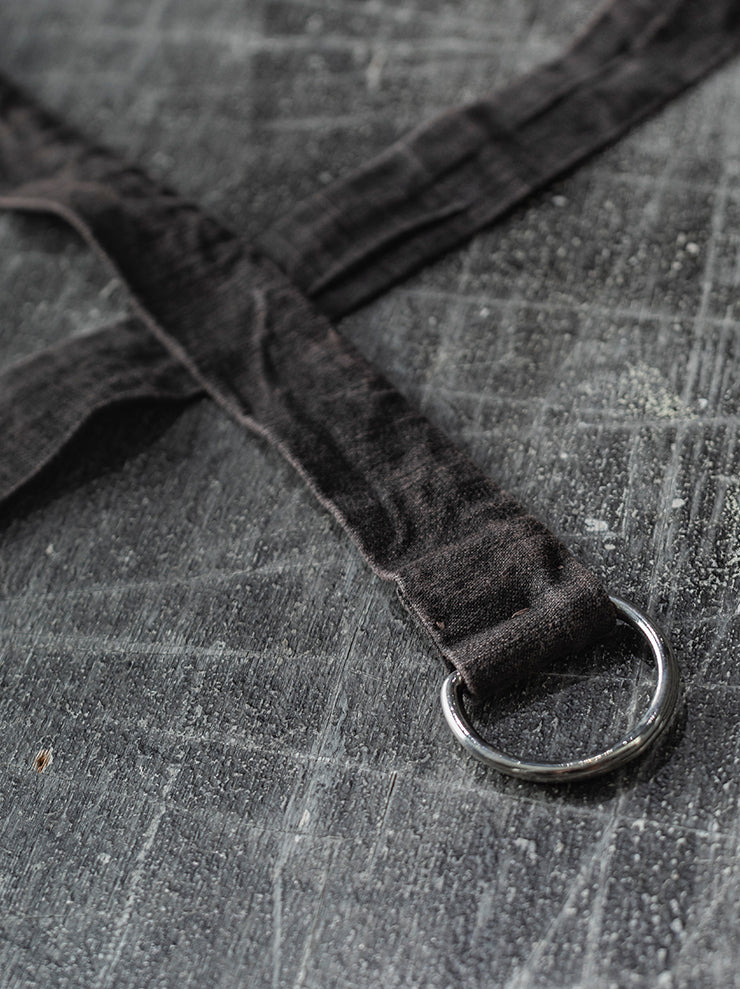 ATELIER SUPPAN<br> UNISEX COTTON BELT/REDBROWN