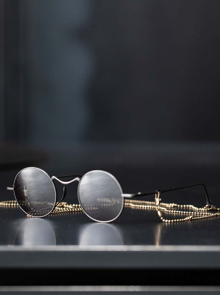 RIGARDS × UMA WANG<br> TITANIUM Frame Sunglasses / ANTIQUE BRONZE / RG00UW14