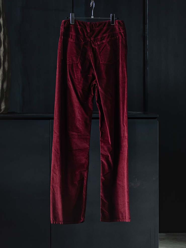 UMA WANG<br> WOMENS WIDE TROUSERS / RED