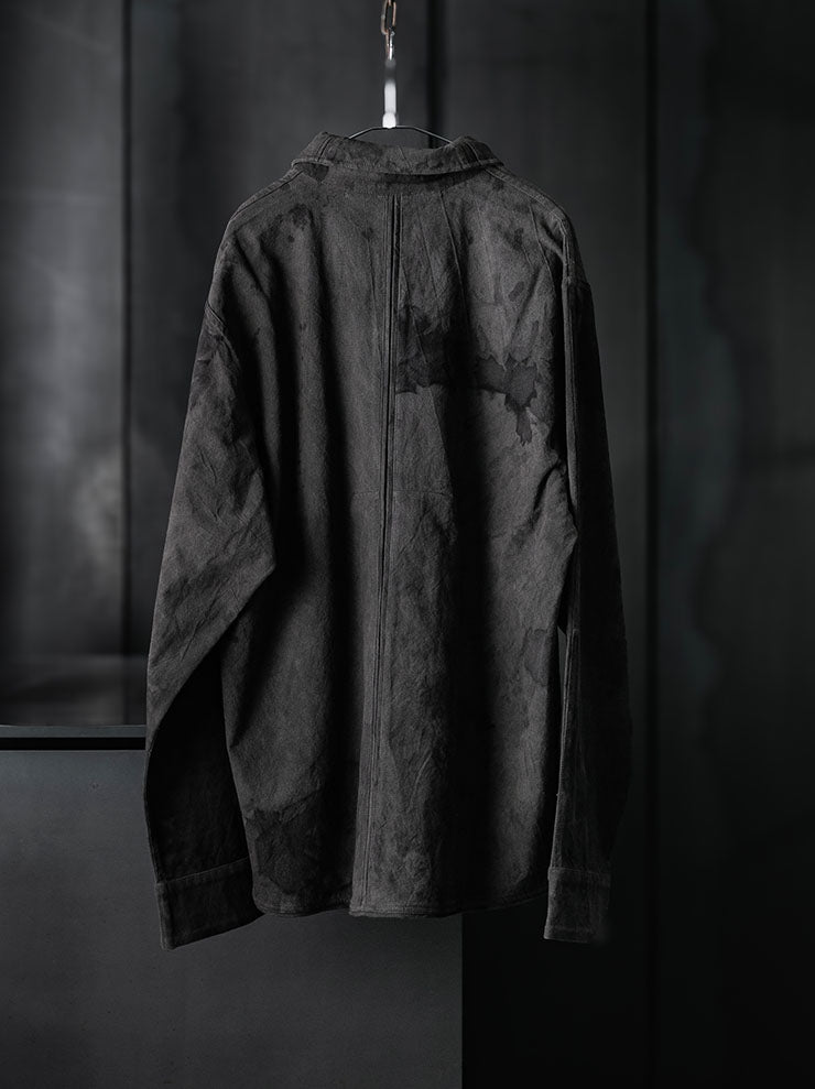 toward(s)<br>WELT SHIRT IN RUST DYED CANVAS / Rust Black