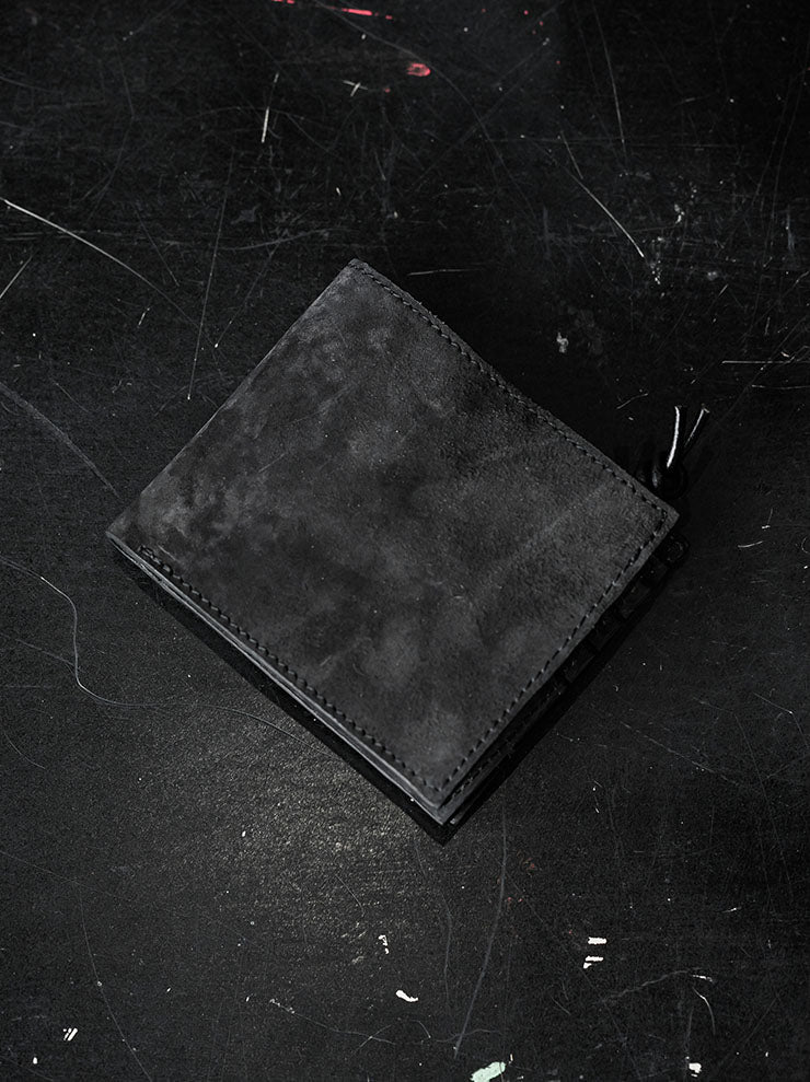 MDK – MIRANDA KALOUDIS<br>MINIMALISTIC MEN WALLET / HORSE LEATHER / BLACK