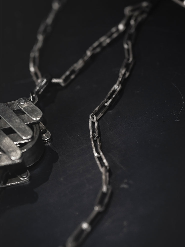 RIGARDS<br/>STERLING SILVER EXTENDABLE MAGNIFYING LOUPE NECKLACE / AT009AG