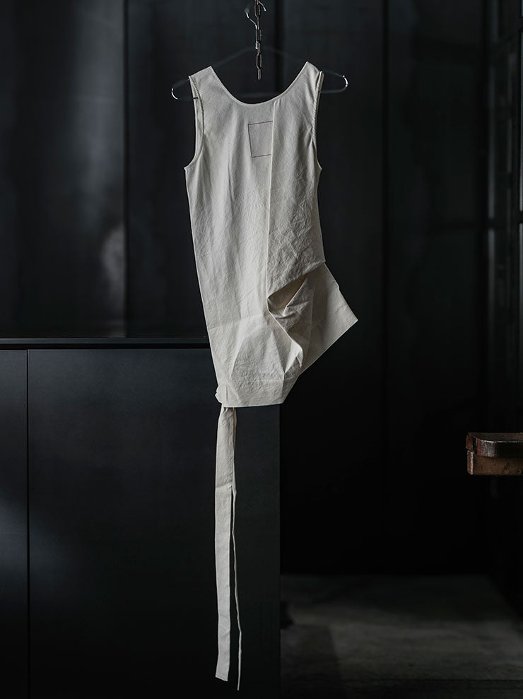 UMA WANG<br>WOMENS TARA TOP / OFF WHITE