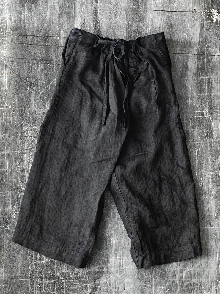 ATELIER SUPPAN<br>UNISEX HEAVY HEMP TROUSERS / W26-44