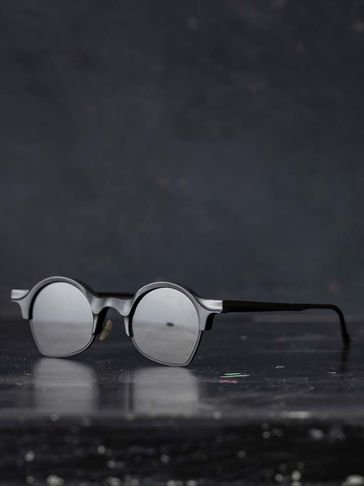RIGARDS<br/>GENUINE HORN & TITANIUM フレームサングラス / BLACK / RG1928