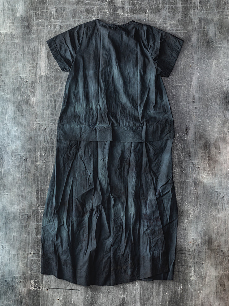 ATELIER SUPPAN<br> WOMENS Blue-green dye dress