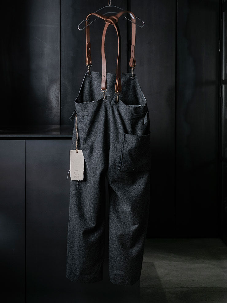 MONAD<br> McDonnell Overalls / Gray - Navy twill