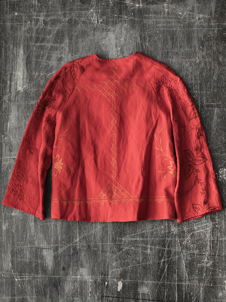 By Walid<br> WOMENS ILANA JACKET / CARMINE