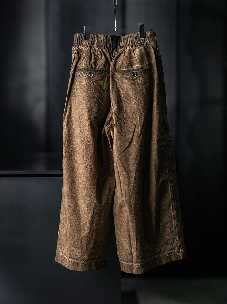 UMA WANG<br>WOMENS POETIC PANTS / MUSTARD