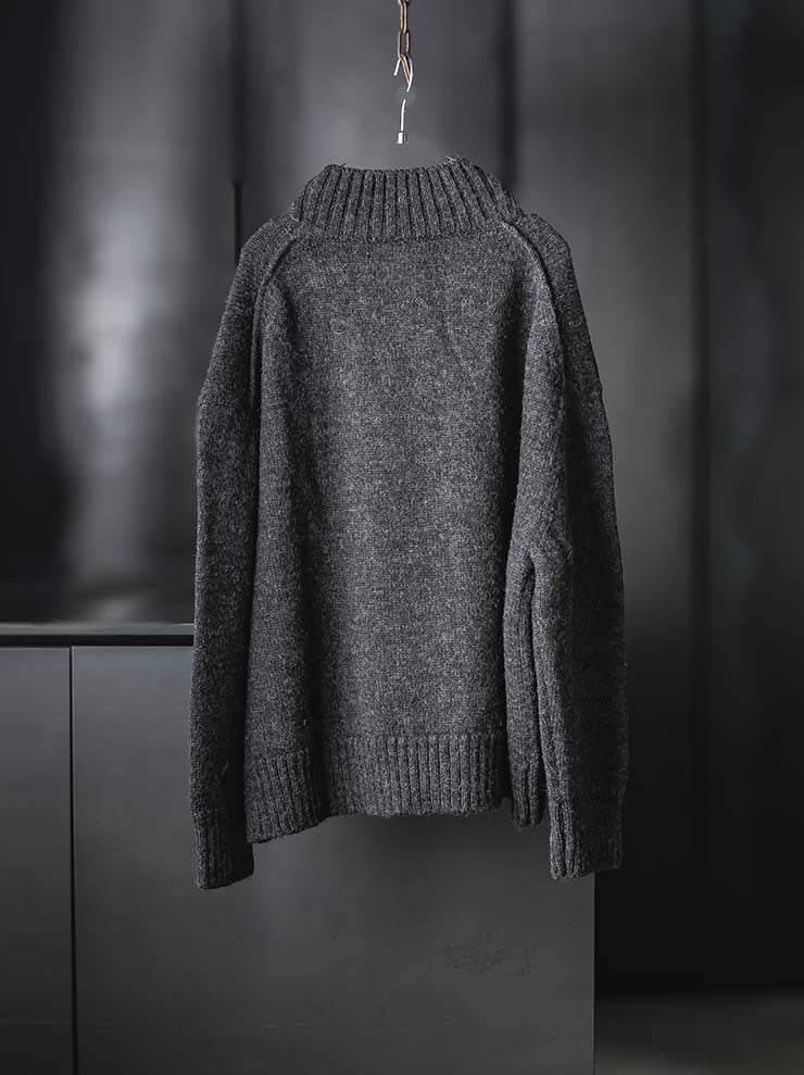 WRIGHT + DOYLE<br>UNISEX プルオーバーニット / CHARCOAL