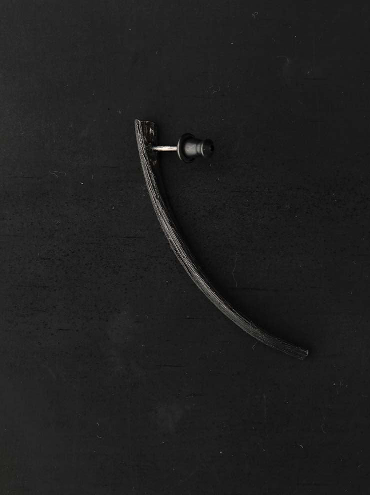 DETAJ<br> HAIR EARRING / BLACK