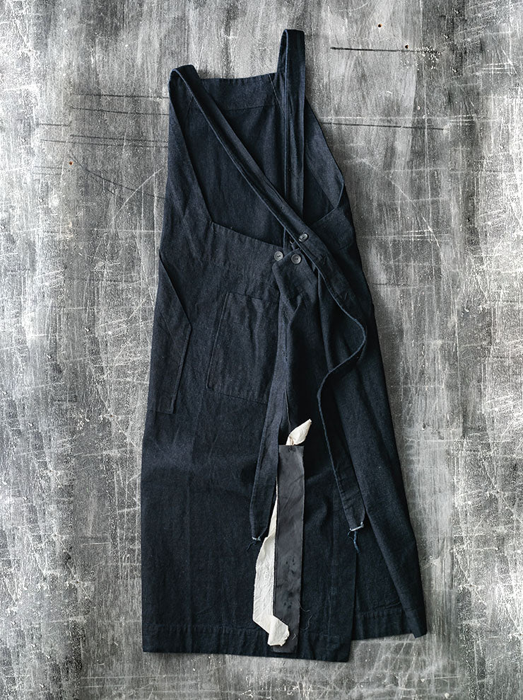 ATELIER SUPPAN<br>APRON in denim / W26-17
