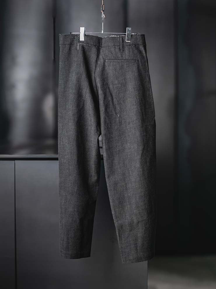 WRIGHT + DOYLE<br>UNISEX フロントプリーツトラウザー / ALGA GREEN